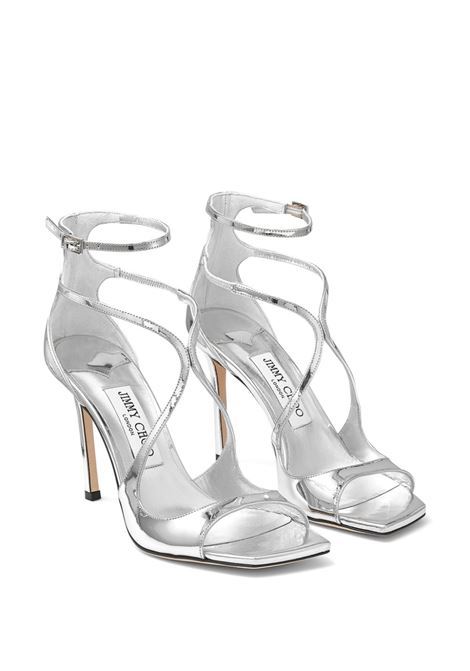 Sandali con effetto metallico in argento Jimmy choo - donna JIMMY CHOO | AZIA95QUISLVR